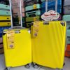 Vali nhựa abs bo góc màu vàng