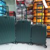 Vali khung nhôm khóa sập màu xanh rêu