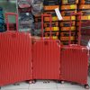 Vali khung nhom khóa sập màu đỏ