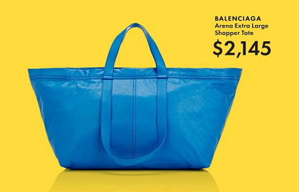 Chiếc túi như bao rác dùng một lần giá 1.790 USD