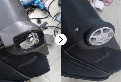 Có thể tự thay bánh xe vali kéo không?