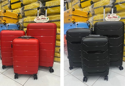 Cách phân biệt các loại vali nhựa trên thị trường