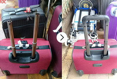 Cách sửa vali hư cần kéo tại nhà? Thay cần kéo bao nhiêu tiền?