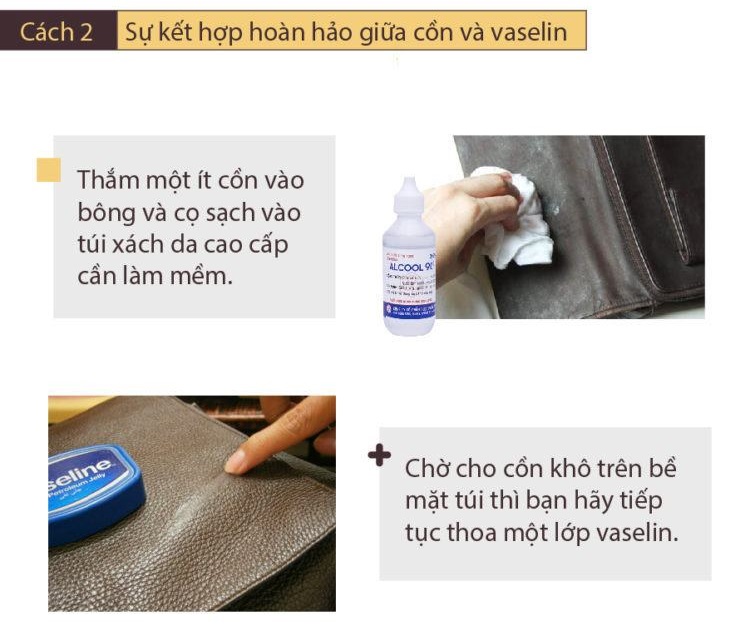 Mẹo làm mềm túi xách da bò tại nhà hiệu quả 100%