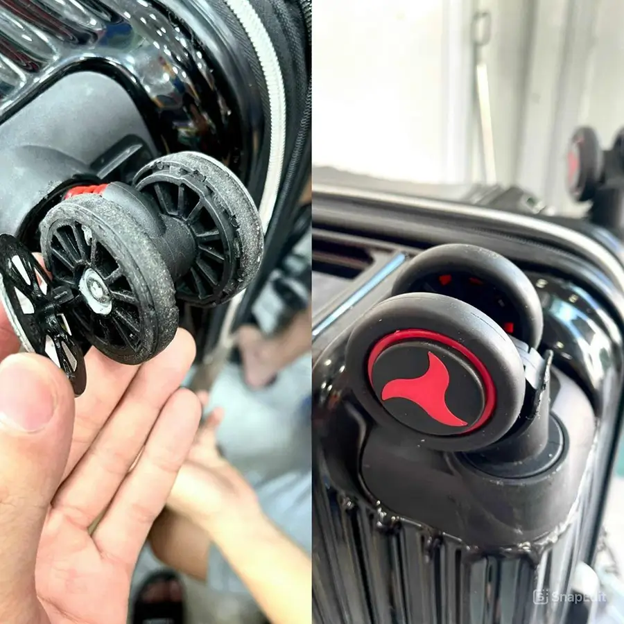 Cách sửa bánh xe vali kéo khi bị kẹt hoặc gãy