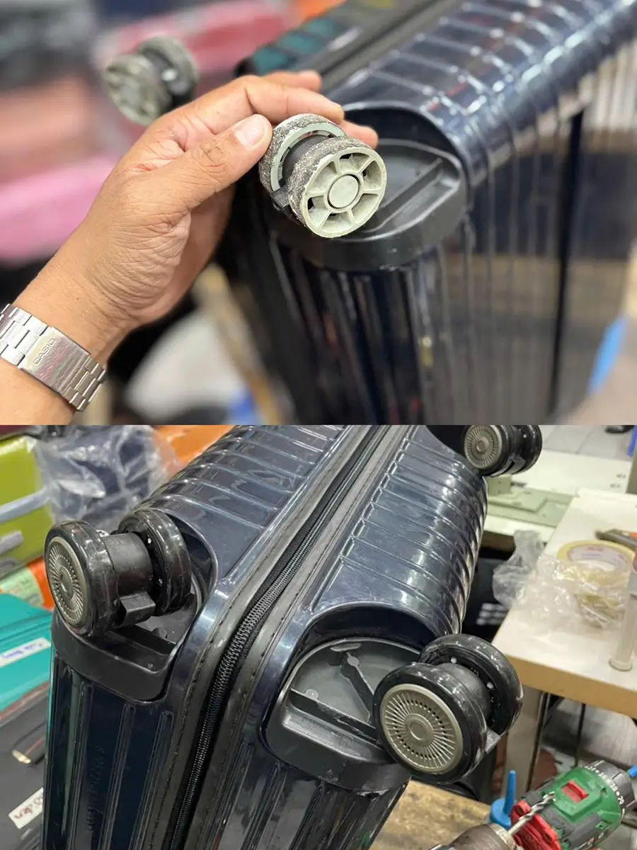 Sửa chữa bánh xe vali kéo: Khi nào sửa, khi nào thay
