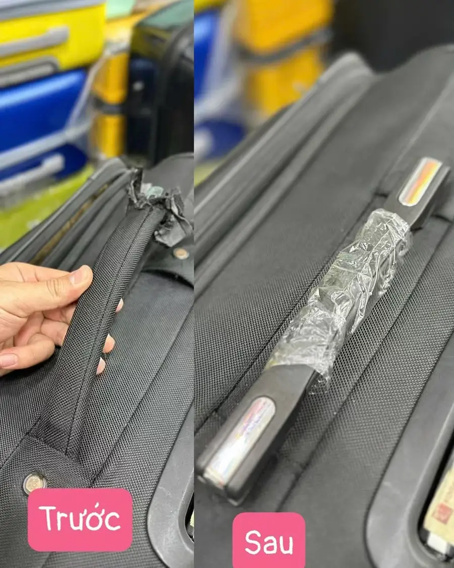 Sửa tay cầm vali kéo bị gãy, lỏng quai xách bền chắc