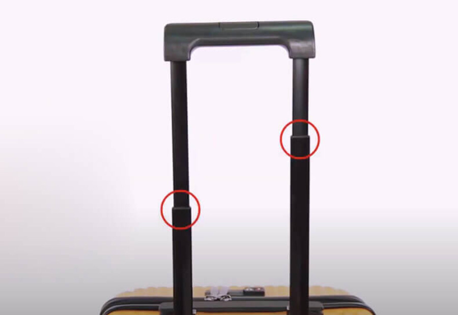 Cần kéo vali bị kẹt hoặc không cố định được