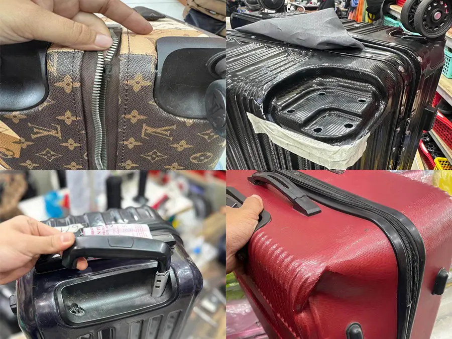 Các lỗi nên chọn sửa vali nhận và giao tận nhà
