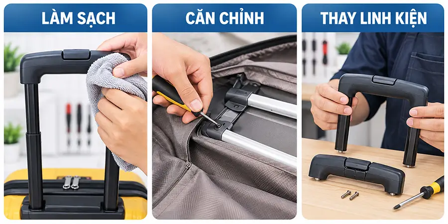 Chọn phương án theo bộ phận hư hỏng thực tế